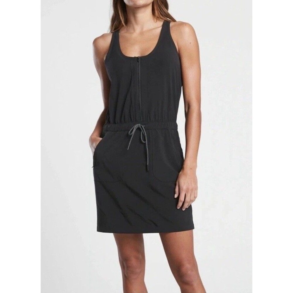 Athleta Expedition Skort Dress With Pockets BLACK SZ 6